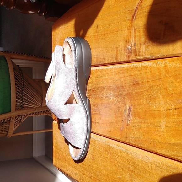 💚Ladies Finn Comfort Gray Sandals - Picture 15 of 16